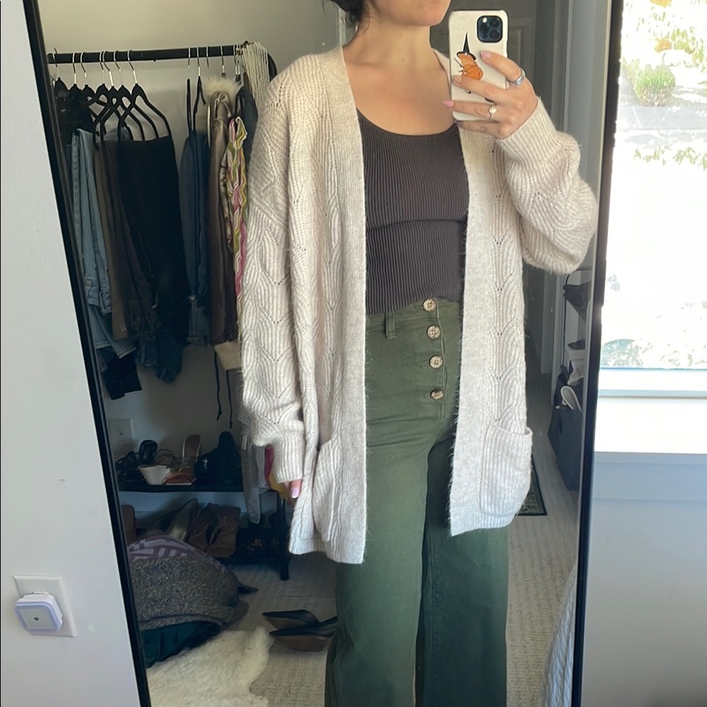 Cozy Cream Cardigan Sweater